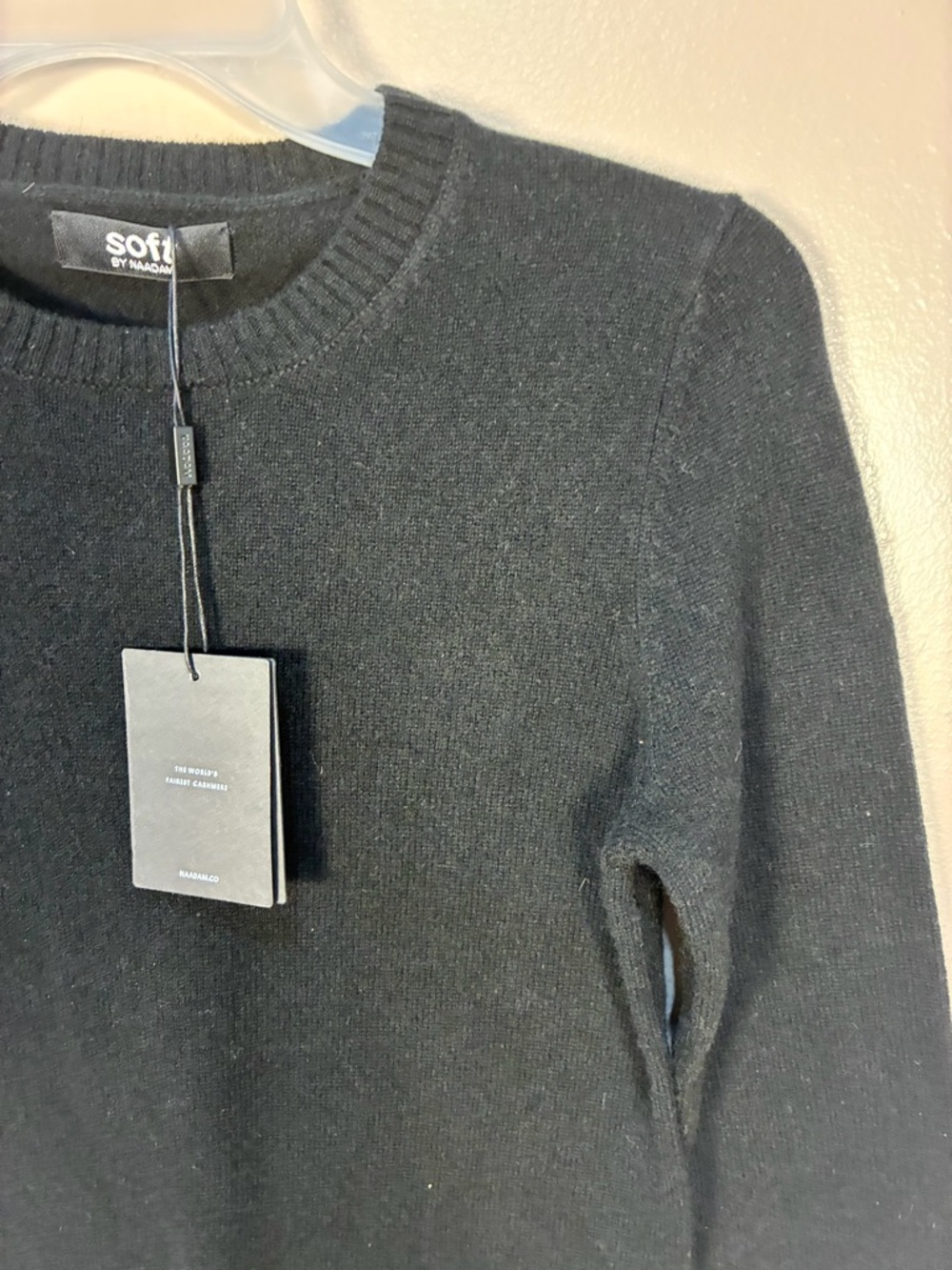 NAADAM Soft Collection 100% Cashmere Crew Neck Sweater - Picture 2 of 9